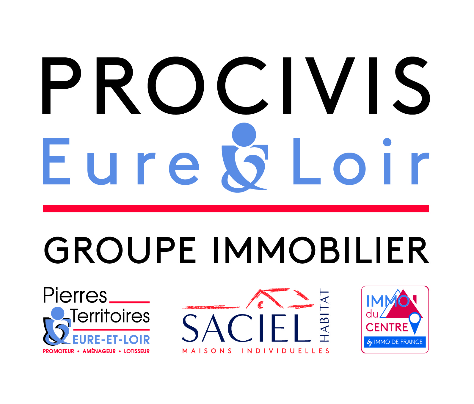 Nouveau logo pour le Groupe Immobilier PROCIVIS Eure-et-Loir !